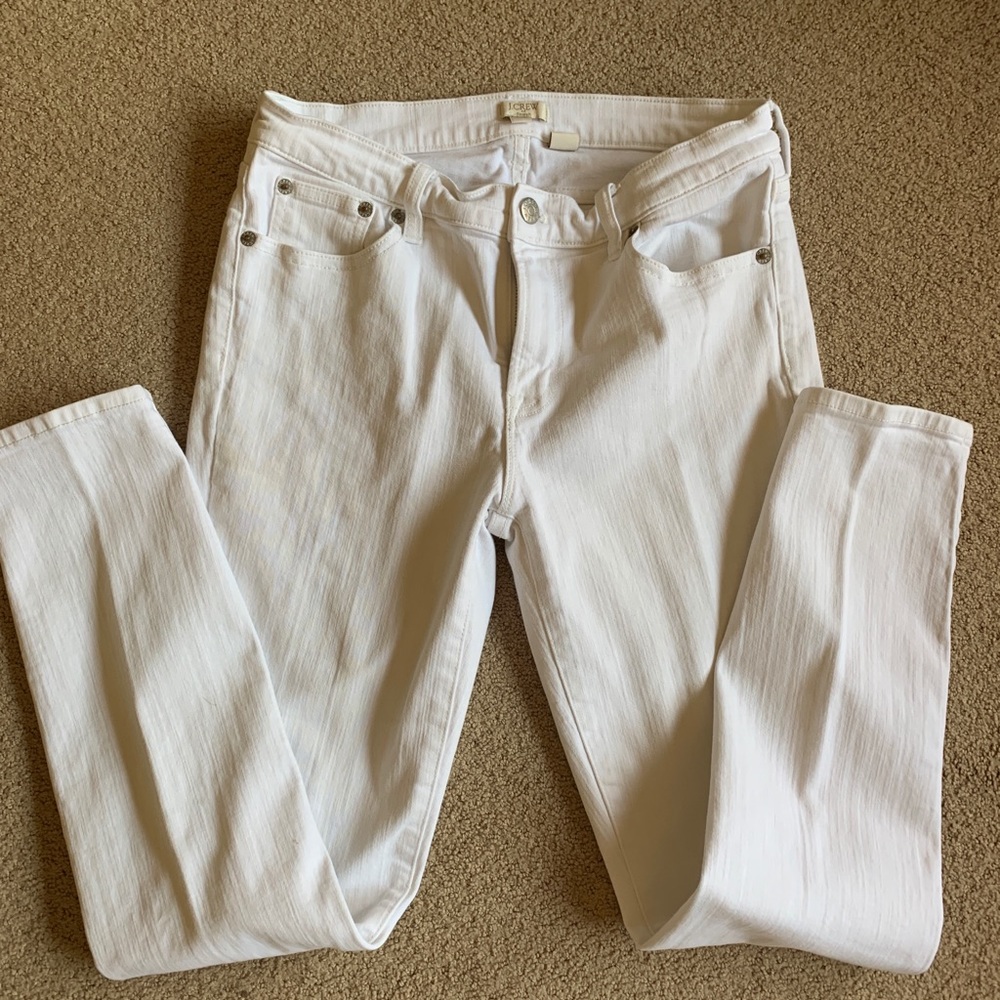 J Crew White Jeans Size 27/28
